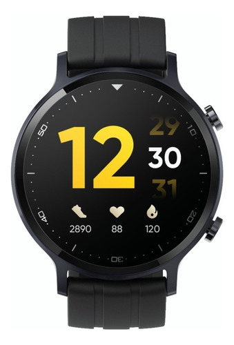 Smartwatch Realme Watch S 1.3" caja de  aleación de aluminio black, malla  black de  silicona RMA207