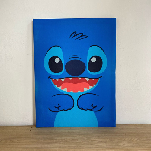 Cuadro Decorativo 30x40 Stitch Rocky Simpsons Dragon B Y Más Stitch Azul