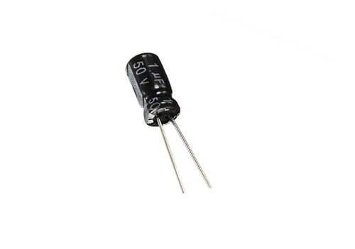 Capacitor 1 Uf 1uf 50v Electrolitico Radial X 10 Unid 