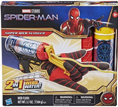 Spiderman - Guante 2 En 1 - Dispara Red O Agua! - Hasbro - 