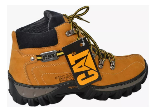 Botas Borcegos Caterpillar Cuero+plantilha Ortopédica