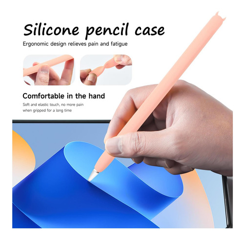 1 Pcs Case De Lápiz De Silicona, Puntas De Reemplazo De 1pcs