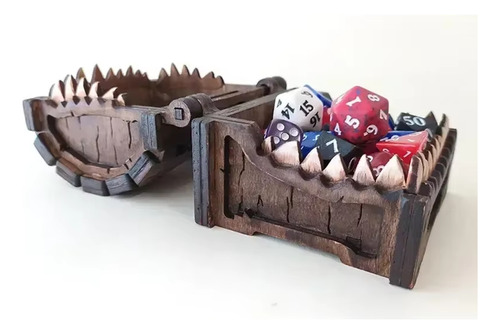 Cofre Madera - Monstruo Mimico Calabozos Y Dragones Frieren