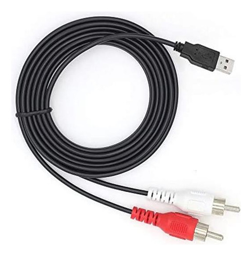 Cable De Huttek Usb A Rca, Cable Aux Aux De Audio Rca, Usb A