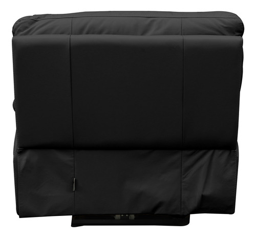Poltrona Reclinável Elétrico Asmará Power Touch Couro Preto