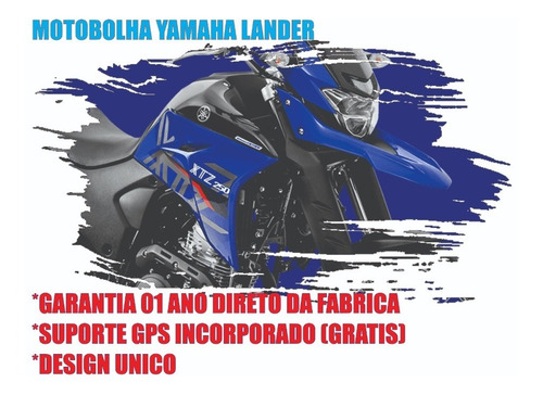 Imagem 2 de 10 de Motobolha Yamaha Lander (19-20) 465mm Altura Com Suporte Gps