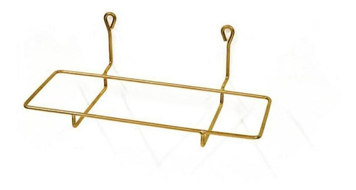 Suporte De Parede Para Jardineira Dourado 35cm