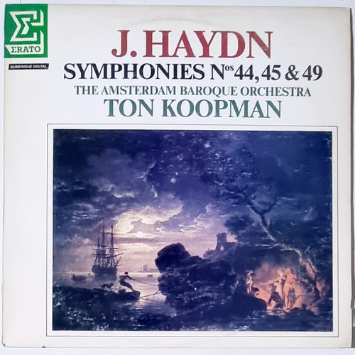 J. Haydn Symphonies 44, 45 Y 49 Vinilo Lp/ Erato