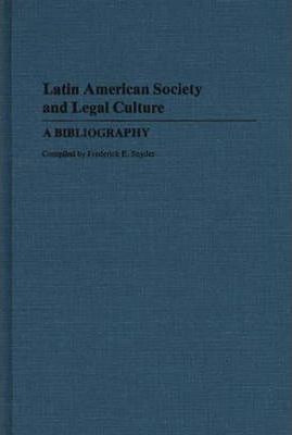 Libro Latin American Society And Legal Culture - Frederic...