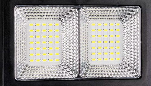 Reflector Led Luminaria Solar 300w Sensor Movimiento Negro Negro