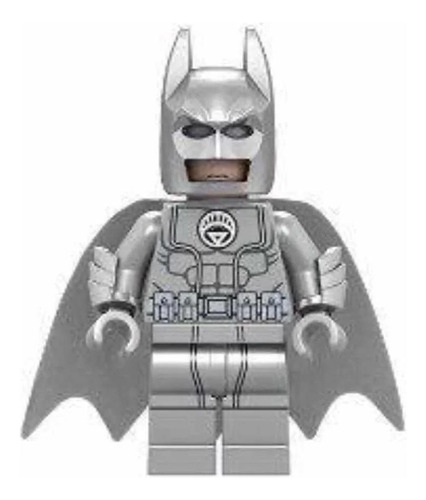 Boneco Blocos De Montar Batman Lanterna Branco