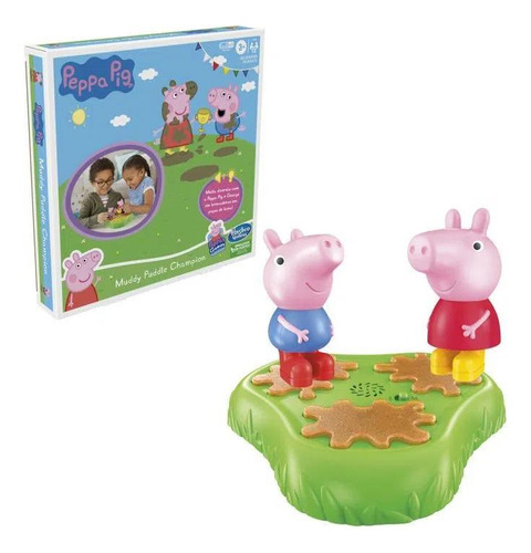 Jogo De Tabuleiro - Peppa Pig Poças De Lama - F4262 - Hasbro