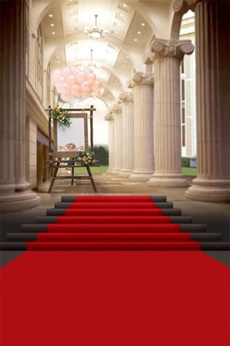 Tema De La Boda Red Carpet 5x7ft Fotografía Fondo Vinilo Pho