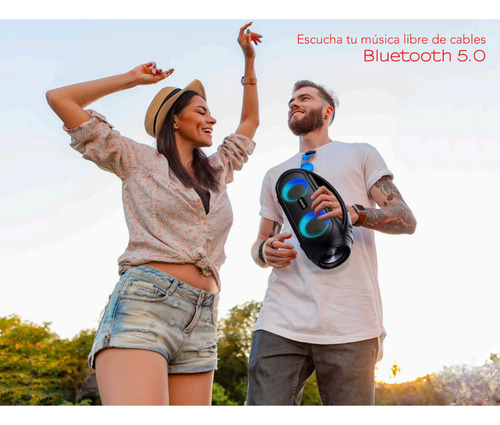 Bocina Aiwa Parlante Aws500bt Portátil Negro