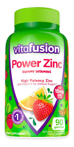 Vitafusion Power Zinc - Vitaminas Gomosas, Sabor A Mandarina