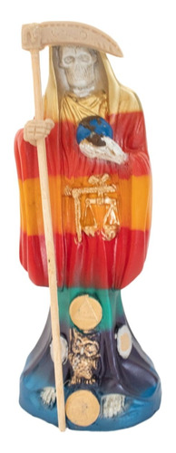 Figura Santa Muerte Preparada 30 Cm De Resina 