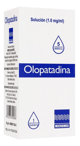 Olopatadina Gotas 1mg/5ml