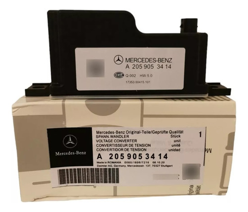 Convertidor Voltaje Bateria Auxiliar Mercedes Amg C63 2017