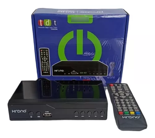 Decodificador TDT DVB FullHD Krono+Control+Antena