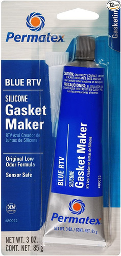 Permatex 80022-12pk Sensor-safe Blue Rtv Silicone Gasket Mak