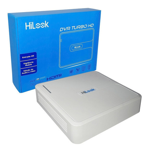 Dvr 4 Canais Hilook Turbo Hd 5x1 1080p H.264+ Hdmi P2p