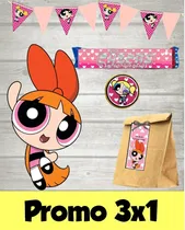 Comprar Kit Imprimible 3x1 Chicas Super Poderosas  Mini Candy Bar