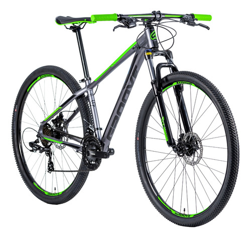 Bicicleta Mtb Groove Hype 10 Aro 29 Shimano 21v Grafite/verd