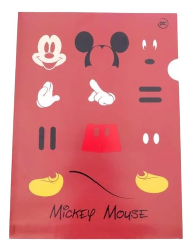 Dac Pasta Em L Mickey Mouse - 1 Unidade