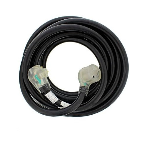 Cable De Soldadura De 25 Pies, Calibre 8 Awg, 40 A, Rec...