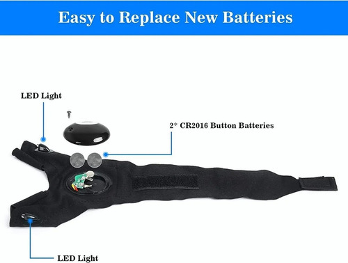 Pesca Linterna Luminosos 2 Con Unidades Guantes De Led