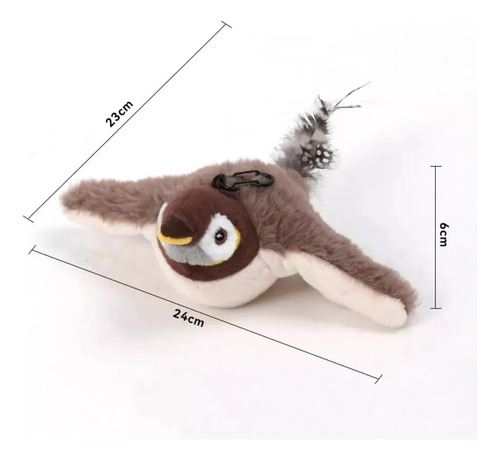 Cho Juguetes Para Gatos, Pájaro Volador Interactivo