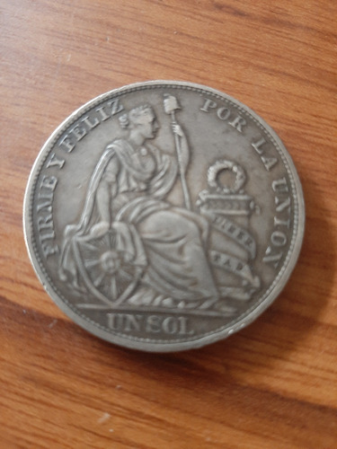 Moneda 9 Decimos De Plata Año 1896