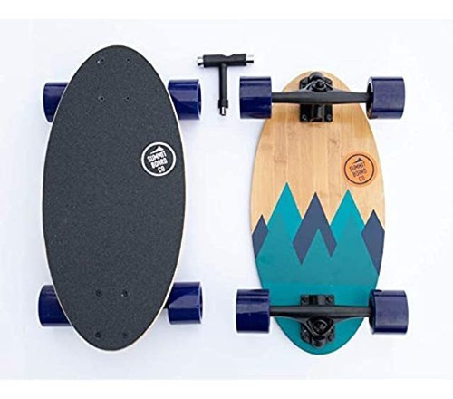 Summit Board Co Short Longboard Skateboard Deck With Precis