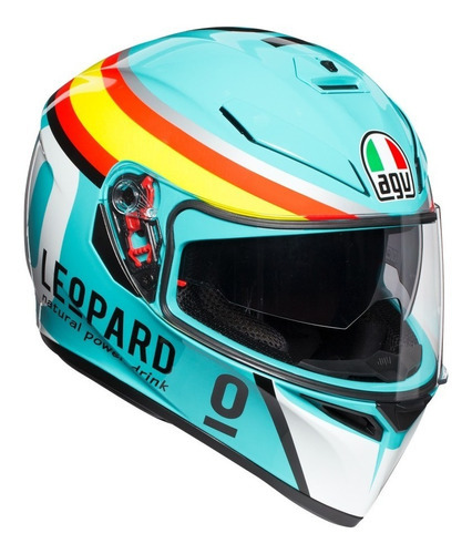Casco Agv K-3 Sv Replica Mir 2017 Certificado Ece2205 Sharp Color Azul/amarillo Tamaño Del Casco L (59 - 60 Cm