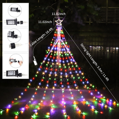 Cadena De Lámparas Para Bodas, Patio, Hadas, Fiestas, 317 Le
