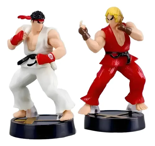 Bonecos Do Street Fighter Ken E Ryu Capcom - Pronta Entrega