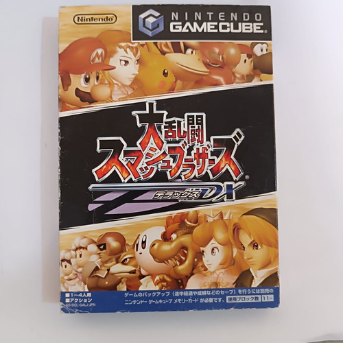 Jogo Japonês Gamecube Super Smash Bross C/ Luva