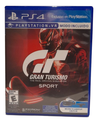Gran Turismo Sport Playstation 4 Juego Fisico