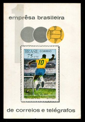 Bloco Milésimo Gol De Pelé - Rhm B.28 - L.1693