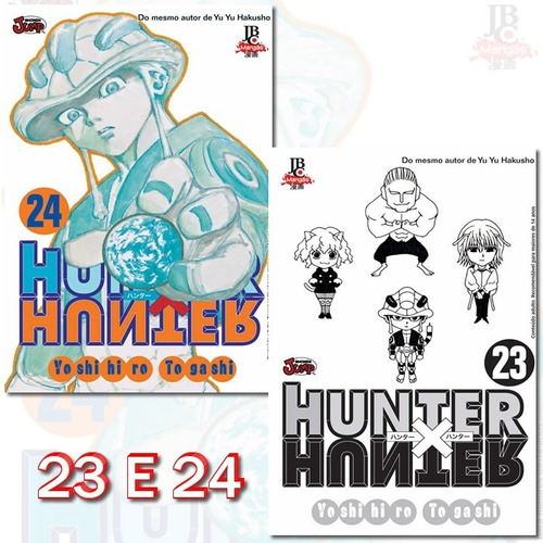 Hunter X Hunter 23 E 24 Relançamento! Mangá Jbc! Lacrado