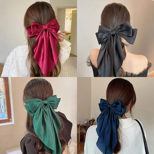 1 Diadema Amarilla, Lazo Con Forma De Pinza Para El Pelo, To