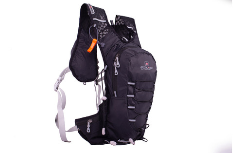 Chaleco Hidratación Running Trail Aconcagua Outdoors Talle L Color Negro Diseño De La Tela Liso