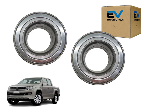 Par Rolamento Roda Dianteira Amarok 2.0 3.0 Com Abs