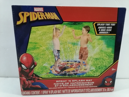 Tapete Aspersor De Agua Alberca Marvel Spiderman 