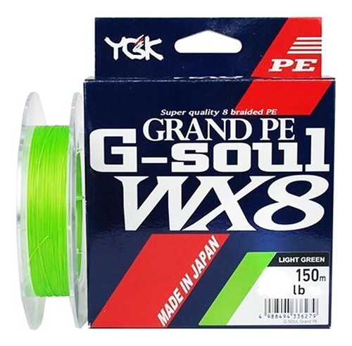 Linha Ygk G-soul Grand Pe Wx8 5.0 0,38mm 65lb 150m