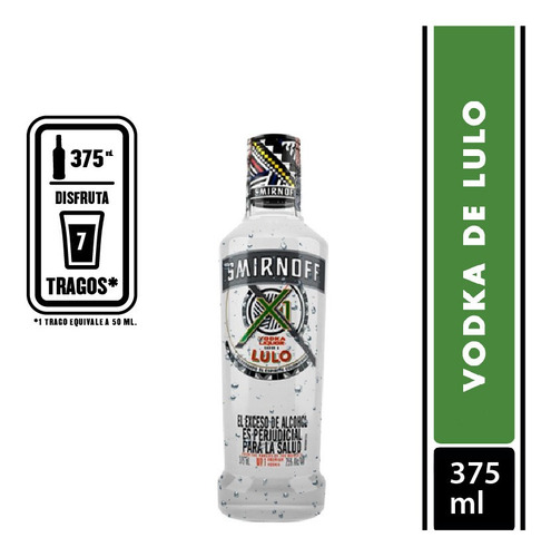 Vodka Smirnoff X1 Shots Sabor A L - Unidad a $39990