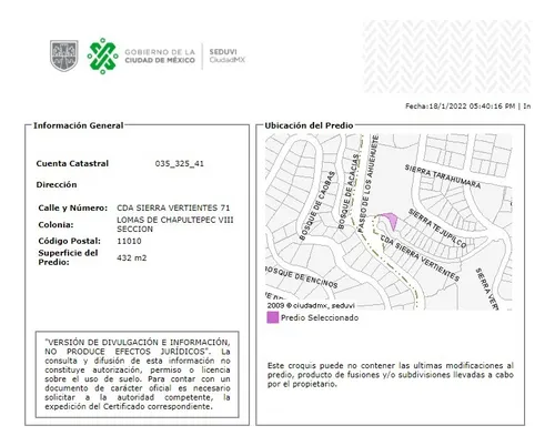 Casa En Venta Cerrada Sierra Vertientes # 71, Col. Lomas De Chapultepec, Alc. Miguel Hidalgo, Cp. 11000. Ajrj