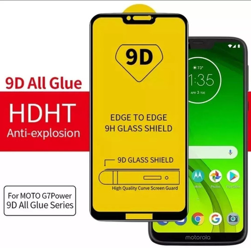 Vidrio Templado 9d Moto G7 Power