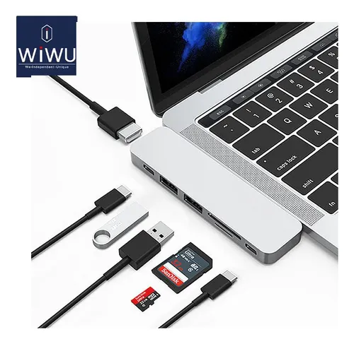 Wiwu T8 Hub Usb-c 7 En 1 Usb 3.0 Hdmi Usb C _ap