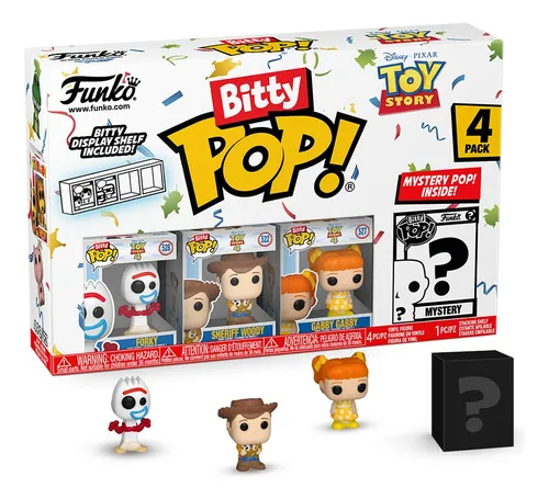 comprar Pack De 4 Minijuguetes Coleccionables Funko Bitty Pop! Toy S